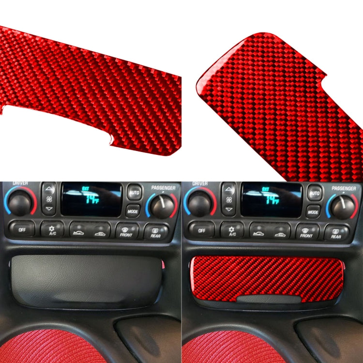 Carbon Fibre Power Outlet Cover Sticker for Chevrolet Corvette C5 (1998-2004) - Left-Hand Drive