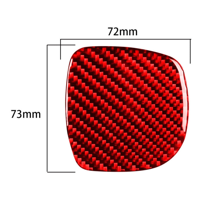 Carbon Fibre Cup Holder Decal for Chevrolet Corvette C5 (1998-2004) - Left-Hand Drive