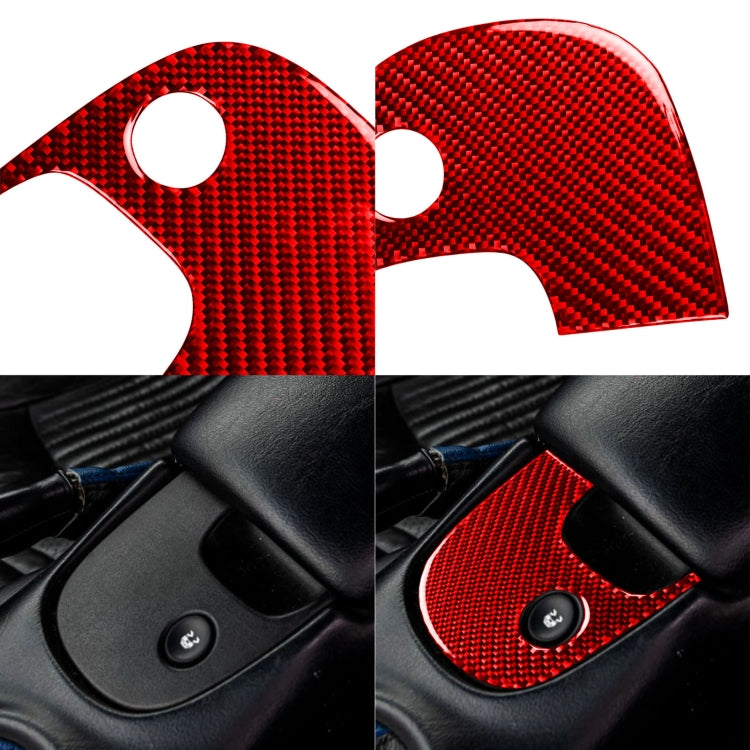 Carbon Fibre Lower Console Decal for Chevrolet Corvette C5 (1998-1999) Left-Hand Drive
