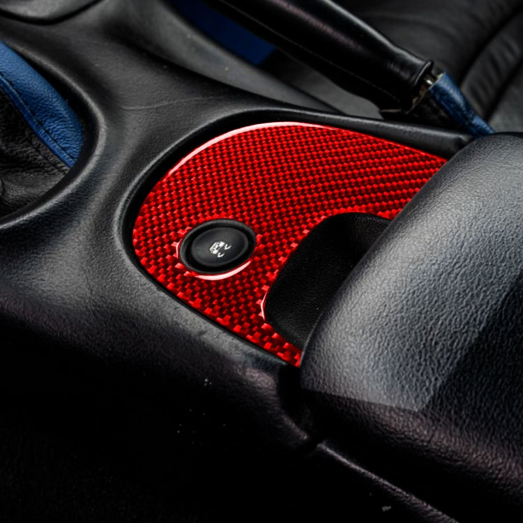 Carbon Fibre Lower Console Decal for Chevrolet Corvette C5 (1998-1999) Left-Hand Drive