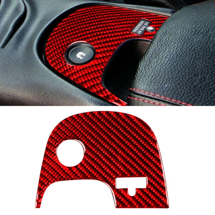 Carbon Fibre Lower Console Decal for Chevrolet Corvette C5 (2000-2004) - Left-Hand Drive