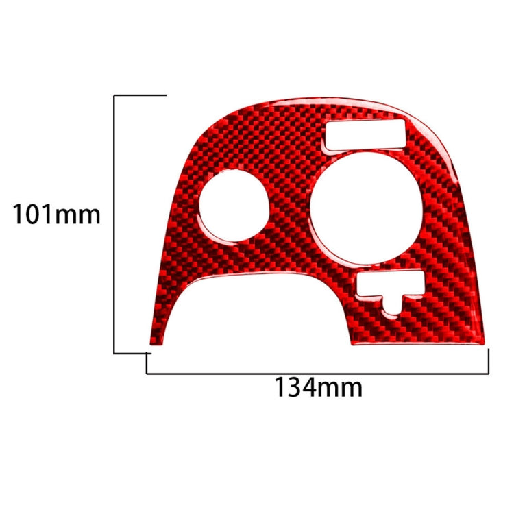 Carbon Fibre Traction Control Decal for Chevrolet Corvette C5 (2000-2004) - Left-Hand Drive
