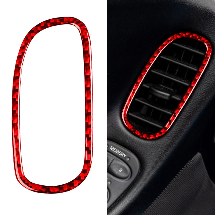Carbon Fibre Air Vent Sticker for Chevrolet Corvette C5 (1998-2004) - Stylish Left-Hand Drive Upgrade
