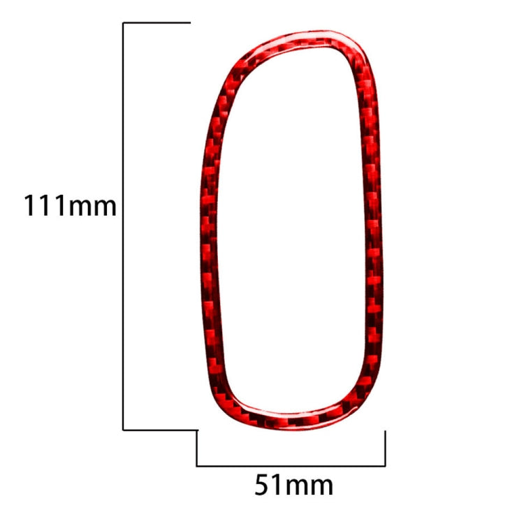 Carbon Fibre Air Vent Sticker for Chevrolet Corvette C5 (1998-2004) - Stylish Left-Hand Drive Upgrade