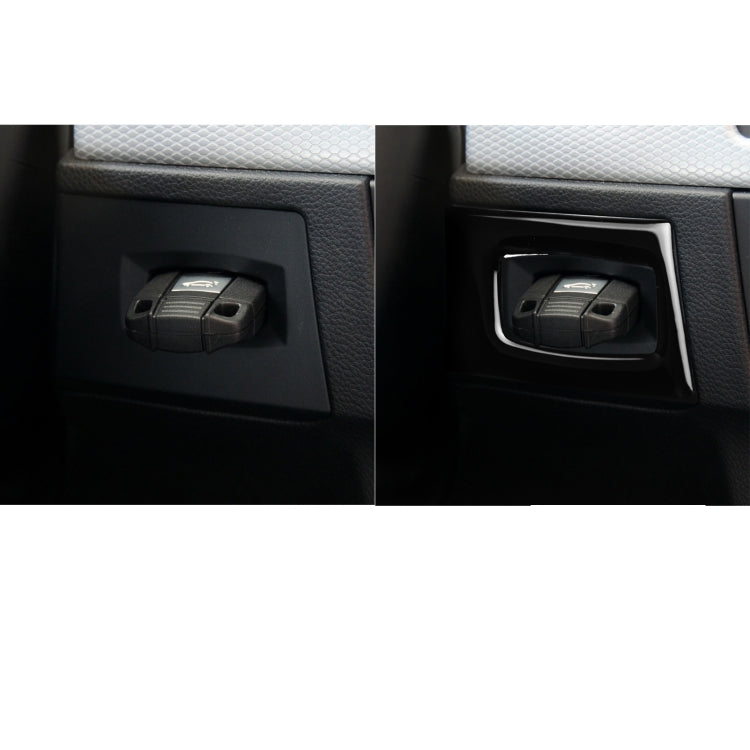 BMW 3 Series E90 2005-2012 Ignition Switch Keyhole Carbon Fibre Decorative Sticker - Left Hand Drive
