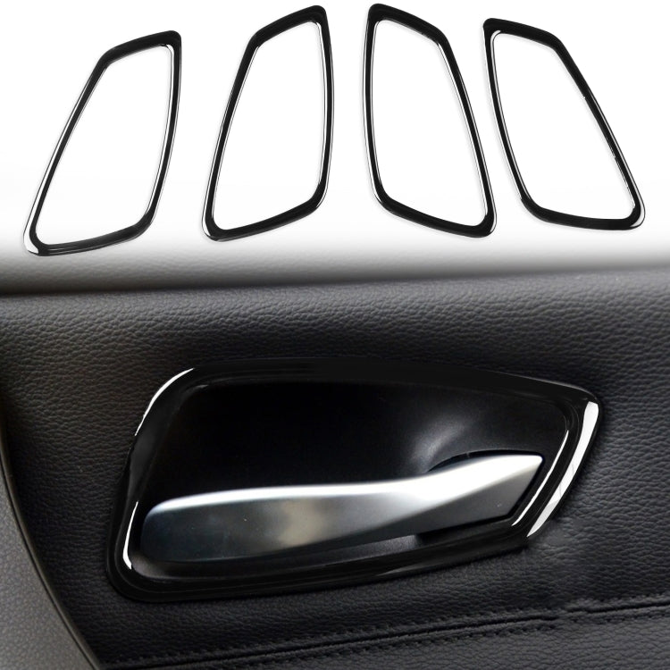 Carbon Fibre Door Handle Trim Stickers for BMW 3 Series E90 (2005-2012) - 4 Piece Set