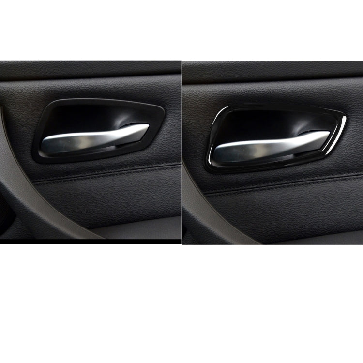 Carbon Fibre Door Handle Trim Stickers for BMW 3 Series E90 (2005-2012) - 4 Piece Set