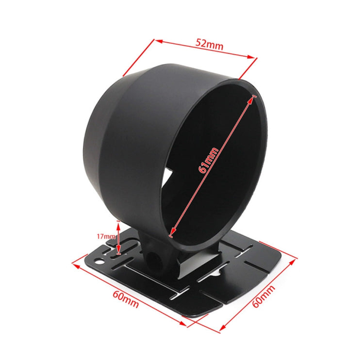 60mm Universal Dashboard Gauge Cover for Cars