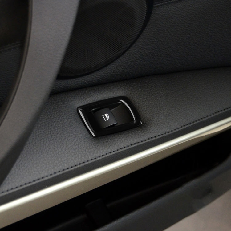 BMW 3 Series E90/320i/325i Carbon Fibre Window Lifting Panel with Key Design Sticker – 35.8cm Diameter