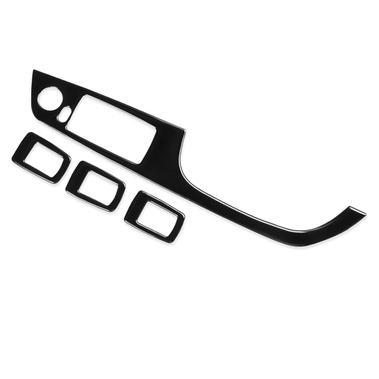 BMW 3 Series E90/320i/325i Right Drive Window Lift Panel (2005-2012) - Carbon Fibre Decorative Sticker, Diameter: 35.8cm