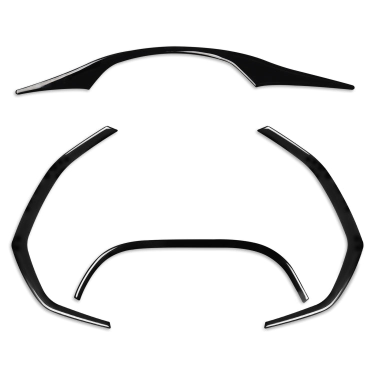 Chevrolet Corvette C7 2014-2019 Decorative Dashboard Framing Sticker - Left Hand Drive, 4-in-1 Design