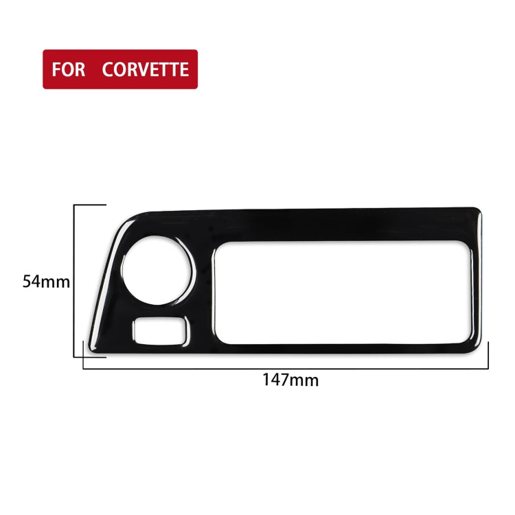 Chevrolet Corvette C7 2014-2019 Headlight Switch Decorative Decal - Left-Hand Drive