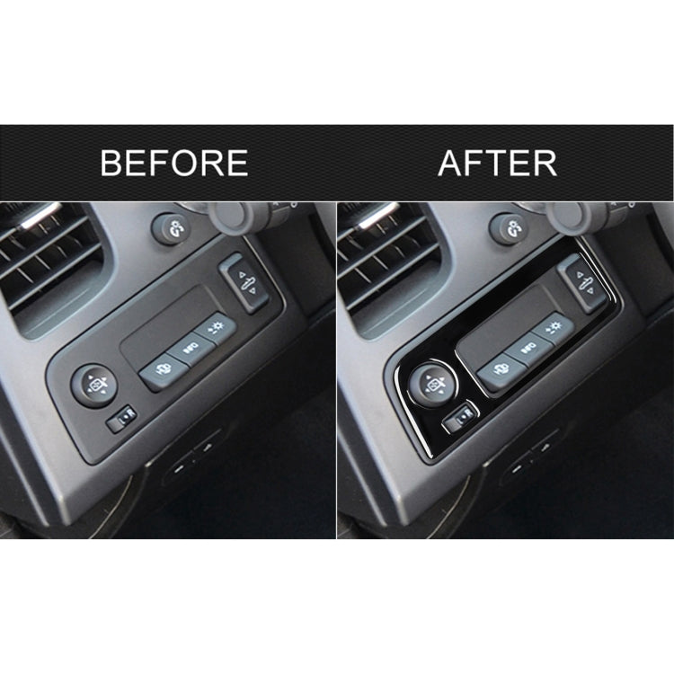 Chevrolet Corvette C7 2014-2019 Headlight Switch Decorative Decal - Left-Hand Drive