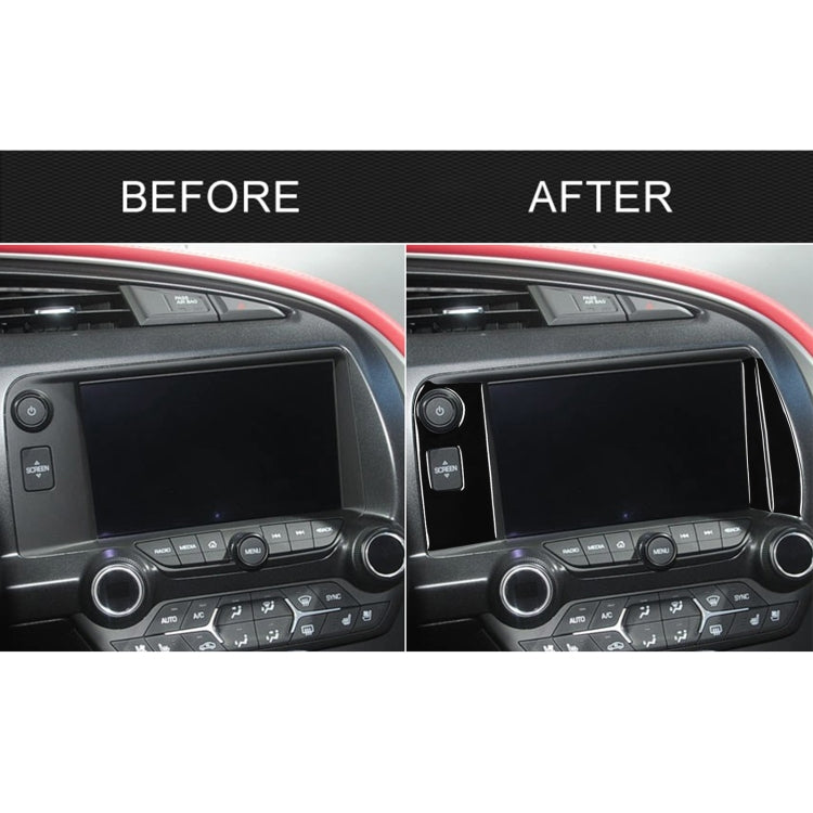 Chevrolet Corvette C7 2014-2019 Stylish 3-in-1 Navigation Side Trim Stickers for Left Drive