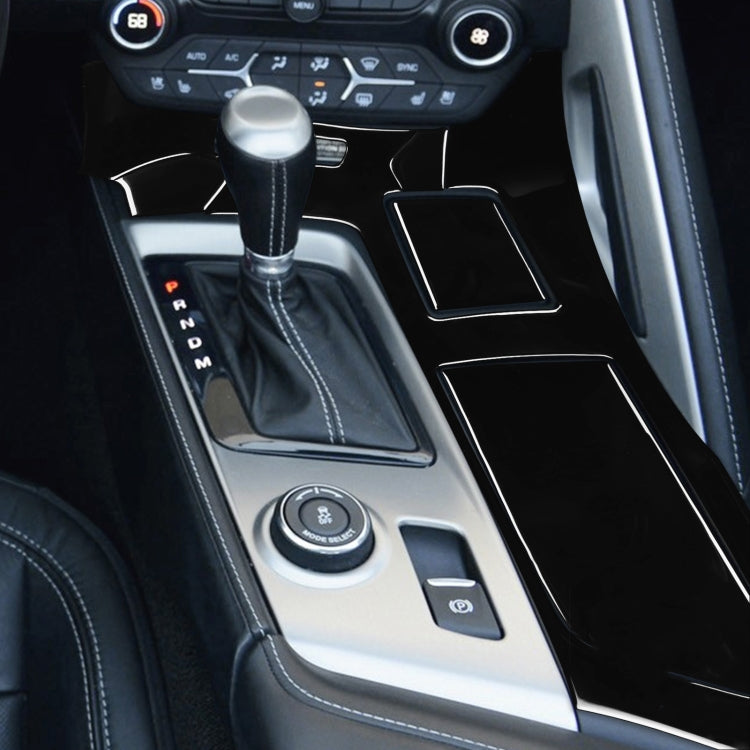 Chevrolet Corvette C7 2014-2019 Luxurious 5-in-1 Cup Holder Decorative Sticker for Left Drive