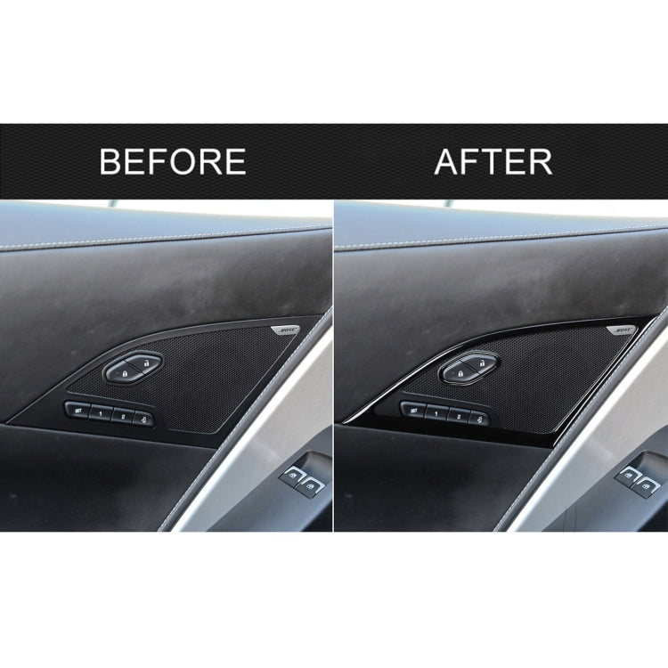 Chevrolet Corvette C7 2014-2019 Left-Hand Drive Door Speaker Decorative Emblem