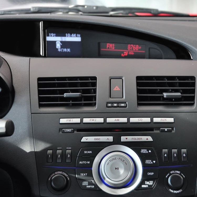 Mazda 3 Axela 2010-2013 Central Display Screen Chic Decor Sticker for Left Drive