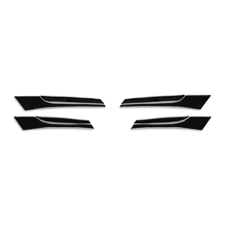 Mazda 3 Axela 2010-2013 8-in-1 Stylish Car Door Handle Stickers - Left & Right Drive Universal Fit