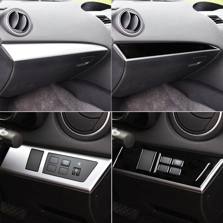 Mazda 3 Axela 2010-2013 Stylish 3-in-1 Instrument Set Decorative Stickers for Right-Hand Drive