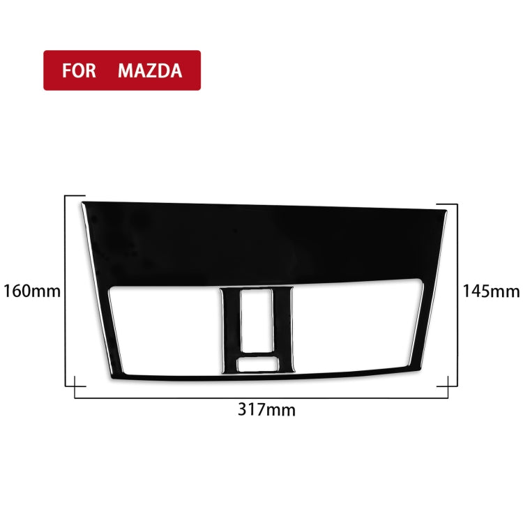 Mazda 3 Axela 2010-2013 Stylish 2-in-1 Central Vent Decorative Sticker Set for Left Drive