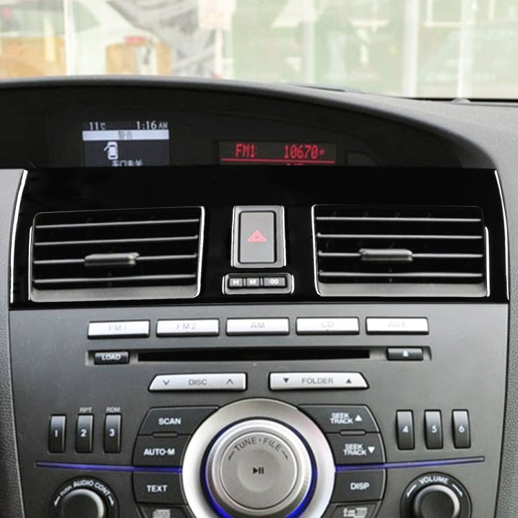 Mazda 3 Axela 2010-2013 Stylish 2-in-1 Central Vent Decorative Sticker Set for Left Drive