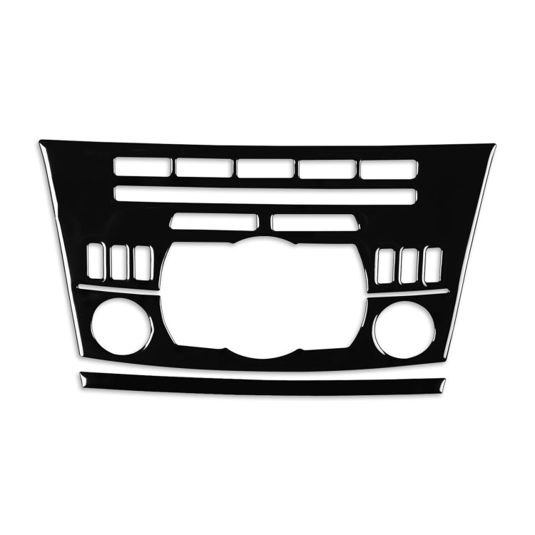 Stylish Piano Black ABS Radio Panel Decor for Mazda 3 Axela (2010-2013) - Easy Self-Adhesive Fit