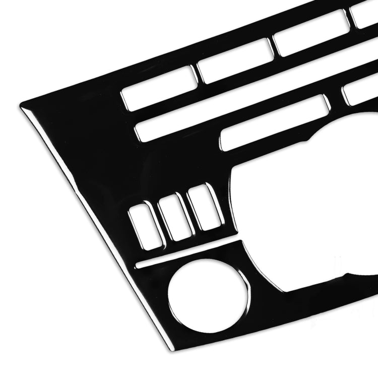 Stylish Piano Black ABS Radio Panel Decor for Mazda 3 Axela (2010-2013) - Easy Self-Adhesive Fit