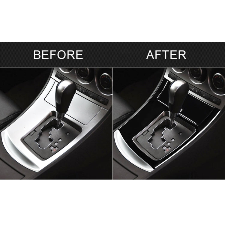 Mazda 3 Axela 2010-2013 Elegant 2-in-1 Gear Frame Decorative Sticker for Right-Hand Drive