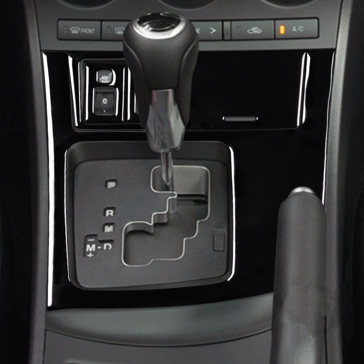 Mazda 3 Axela 2010-2013 Elegant 5-Piece Gear Frame Decorative Sticker Set for Left Drive