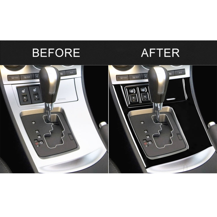 Mazda 3 Axela 2010-2013 Elegant 5-Piece Gear Frame Decorative Sticker Set for Left Drive