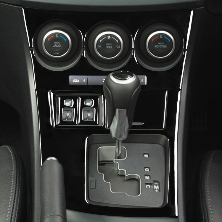 Mazda 3 Axela 2010-2013 7-in-1 Premium AC Gear Frame Decorative Sticker Set