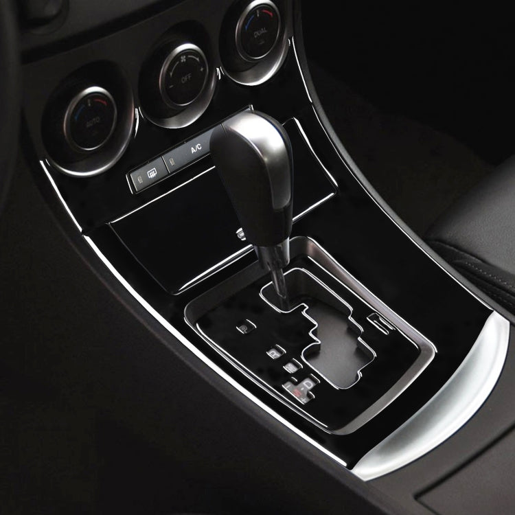 Mazda 3 Axela 2010-2013 Premium 6-in-1 Decorative Gear Panel Sticker Set - Left Drive