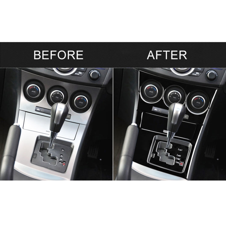 Mazda 3 Axela 2010-2013 6-Piece Decorative AC Gear Panel Vinyl Set for Right-Hand Drive