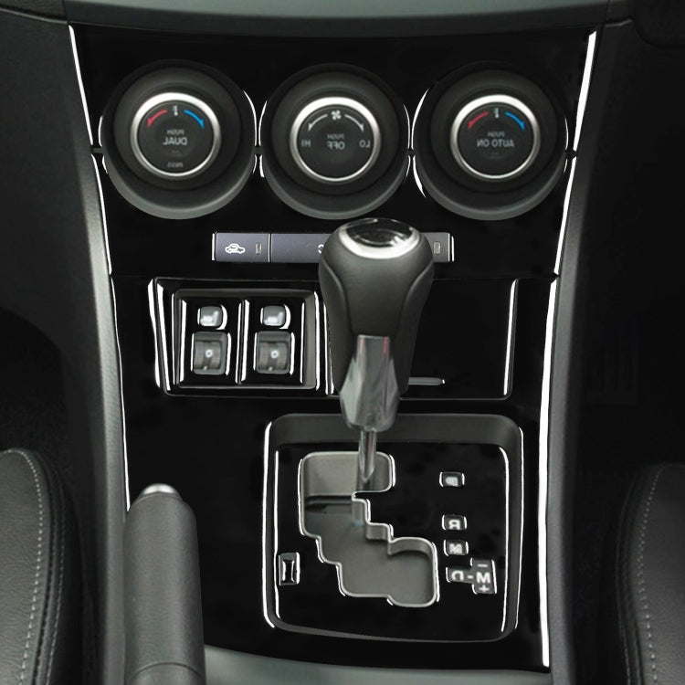Mazda 3 Axela 2010-2013 Premium 9-in-1 AC Gear Panel Decorative Sticker Set for Right Drive