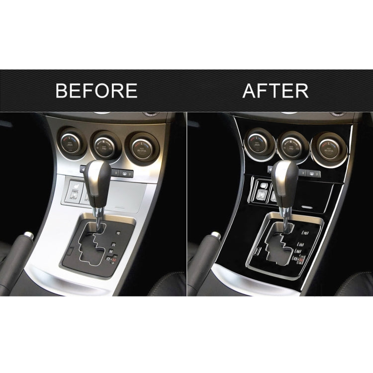 Mazda 3 Axela 2010-2013 Premium 9-in-1 AC Gear Panel Decorative Sticker Set for Right Drive