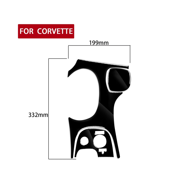 3-in-1 Decorative Gear Panel D Sticker for Chevrolet Corvette C5 (1998-2004) - Left Hand Drive