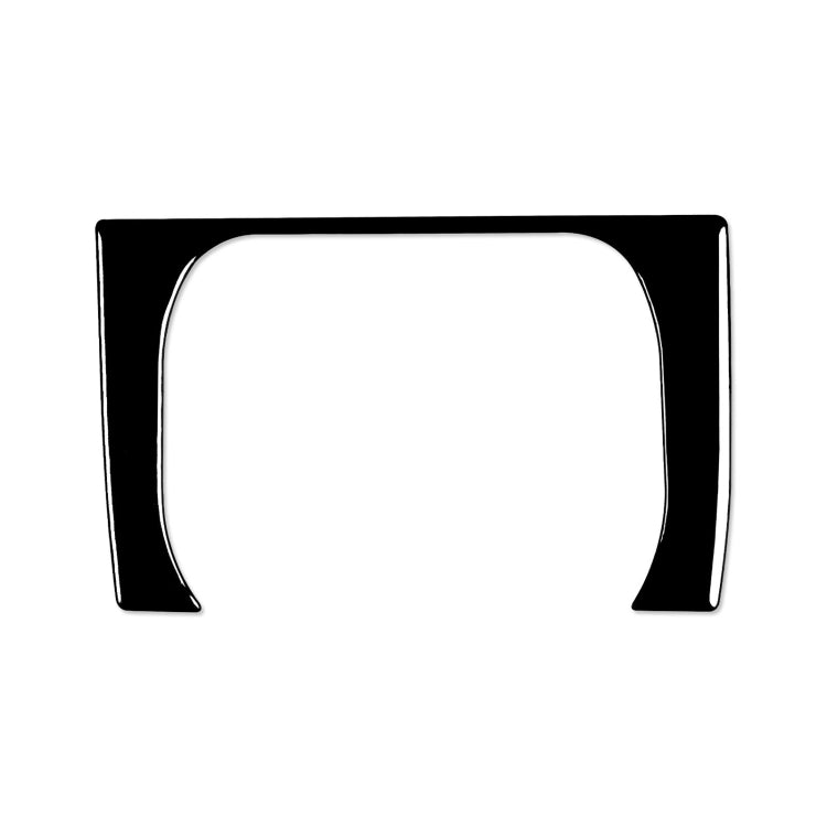 Sleek Piano Black Decorative Speedometer Sticker for Mercedes-Benz E-Class W210 (1996-2002) - Left Drive