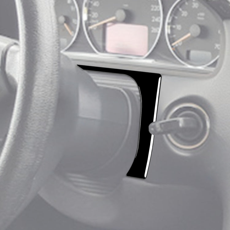 Sleek Piano Black Decorative Speedometer Sticker for Mercedes-Benz E-Class W210 (1996-2002) - Left Drive