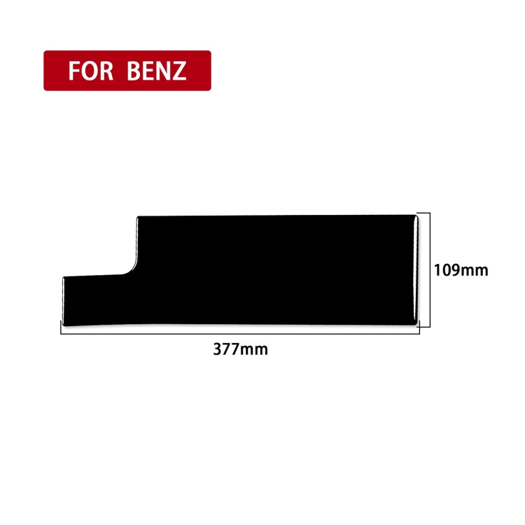 Elegant Decorative Sticker for Mercedes-Benz E-Class W210 Passenger Storage Box (1996-2002) - Left Drive