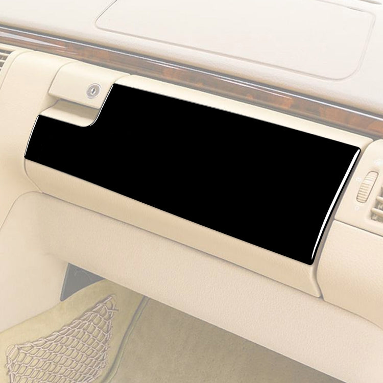 Elegant Decorative Sticker for Mercedes-Benz E-Class W210 Passenger Storage Box (1996-2002) - Left Drive