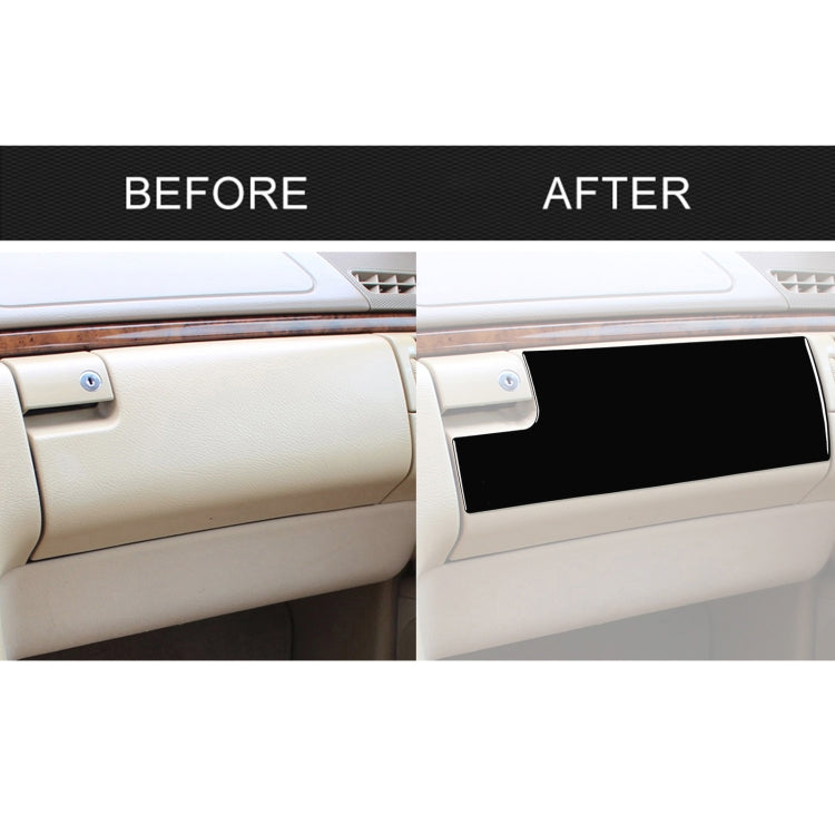 Elegant Decorative Sticker for Mercedes-Benz E-Class W210 Passenger Storage Box (1996-2002) - Left Drive