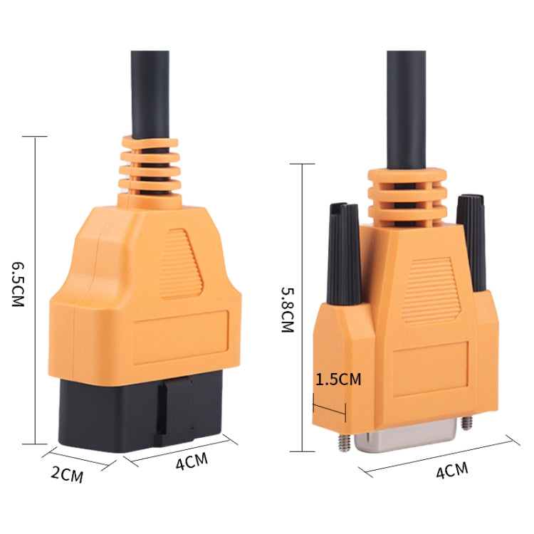 C91C80 Diagnostic Instrument OBD Cable D91TC Bluetooth Box OBD II Diagnostic Cable