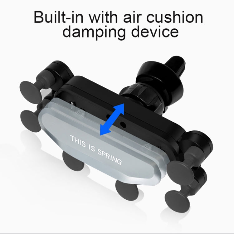Gravity-Defying Car Air Vent Mobile Phone Holder with Six-Claw Design