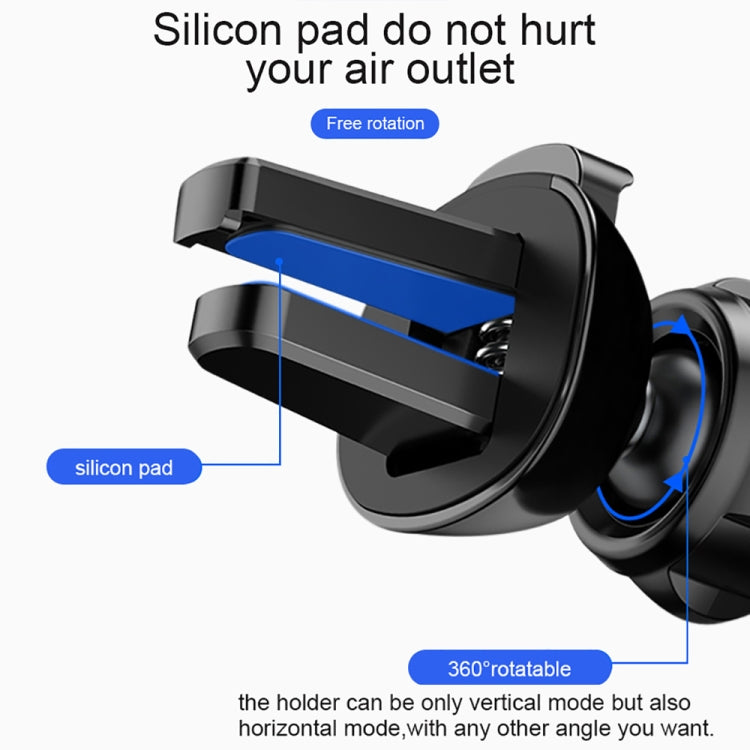 Gravity-Defying Car Air Vent Mobile Phone Holder with Six-Claw Design