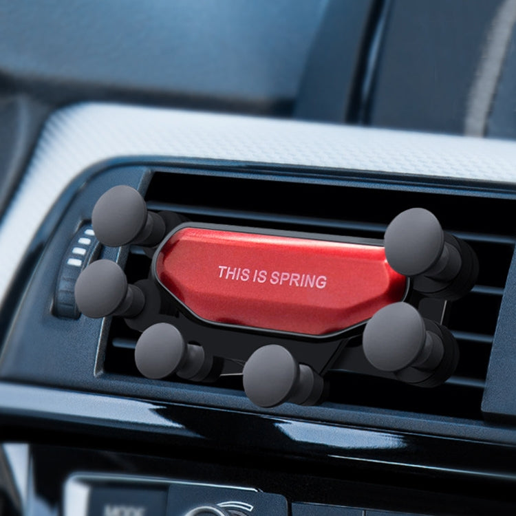 Gravity-Defying Car Air Vent Mobile Phone Holder with Six-Claw Design