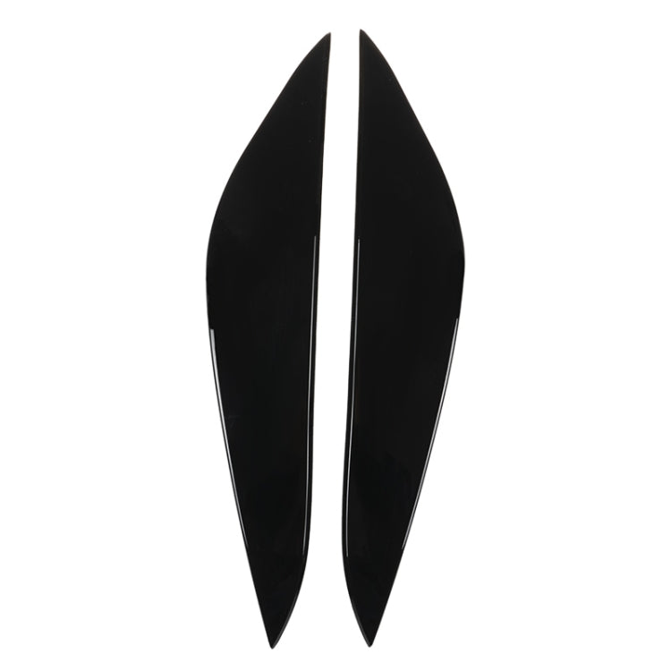 Car Smooth Surface Headlight Eyebrow for Tesla Model 3, Black
