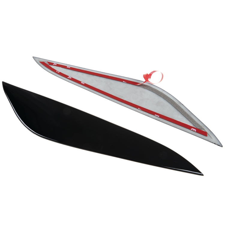 Car Smooth Surface Headlight Eyebrow for Tesla Model 3, Black