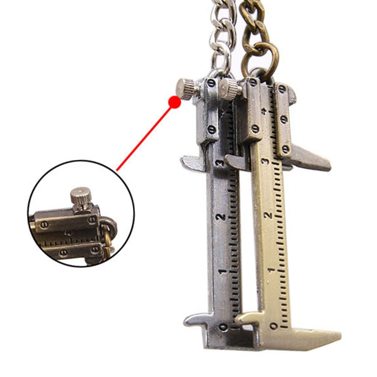 5-Piece Mini Vernier Caliper Keychain Set