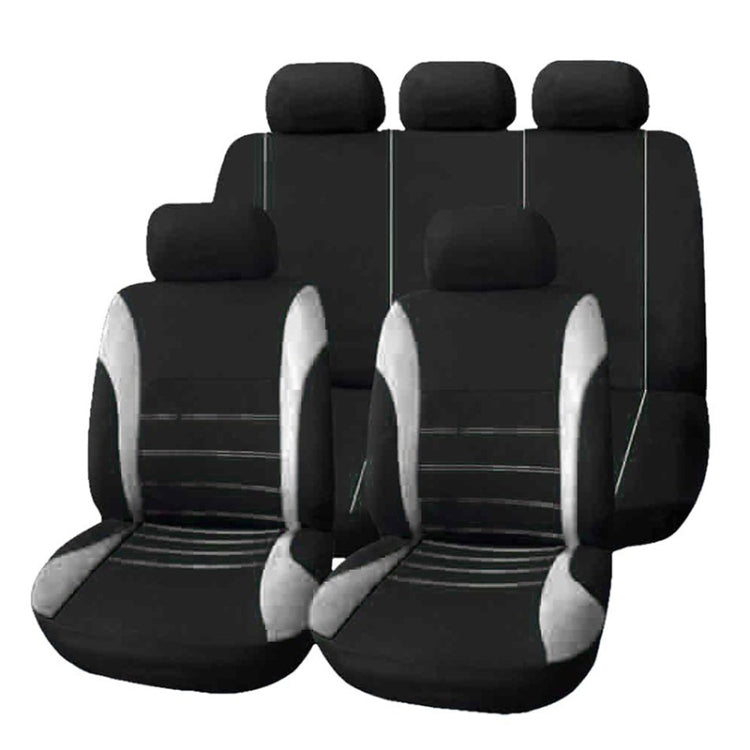 Complete Car Comfort: 9-in-1 Anti-Slip Seat Cushion Set for All Seasons