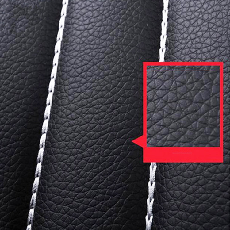 All-Weather 9-Piece PU Leather Car Mat Set for 5-Seater Vehicles